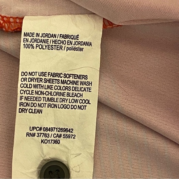 Grand Slam Shirt Mens 2XB Golf Polo Lightweight Short Sleeves Red Striped - Picture 7 of 9